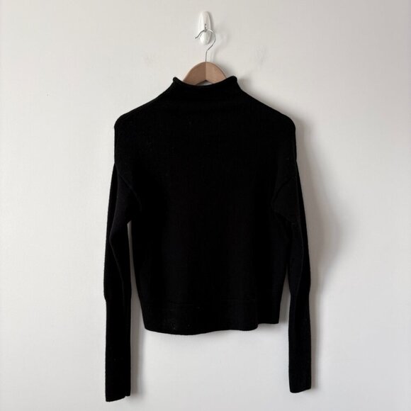Aritzia Wilfred Cyprie Wool Turtleneck Sweater Mock Neck Black Size XS - Picture 5 of 7